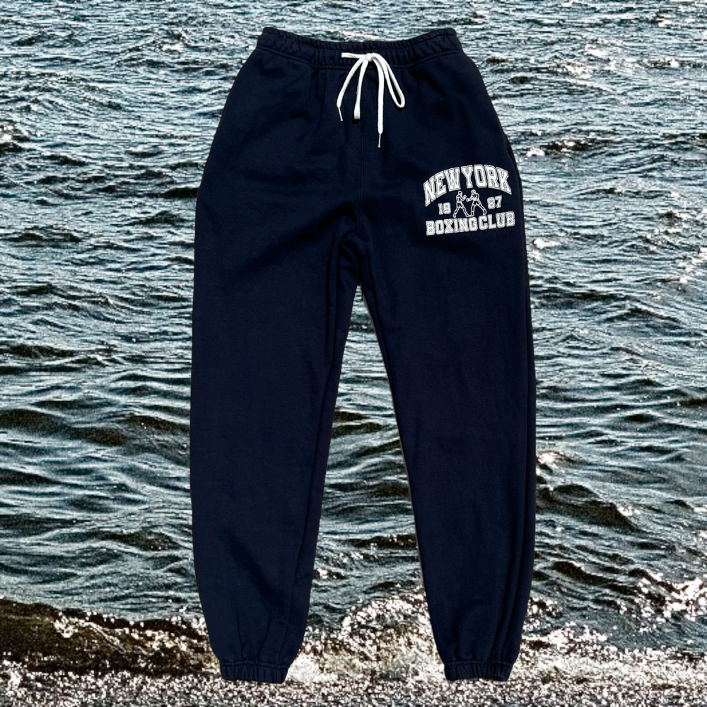 New York Boxing Club Sweat Pants - Navy